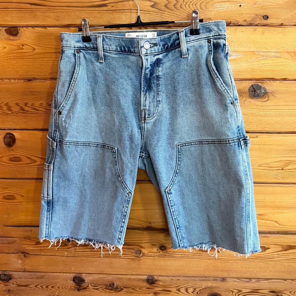 Hollister Carpenter Denim Shorts Mens 30